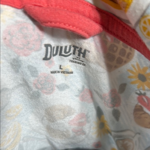 Women’s pajama top Breakfast Print Shirt only - Picture 2 of 4